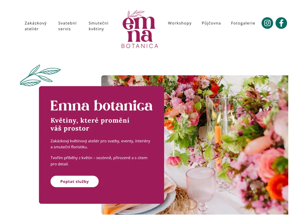 Emna Botanica – reference WebLogico