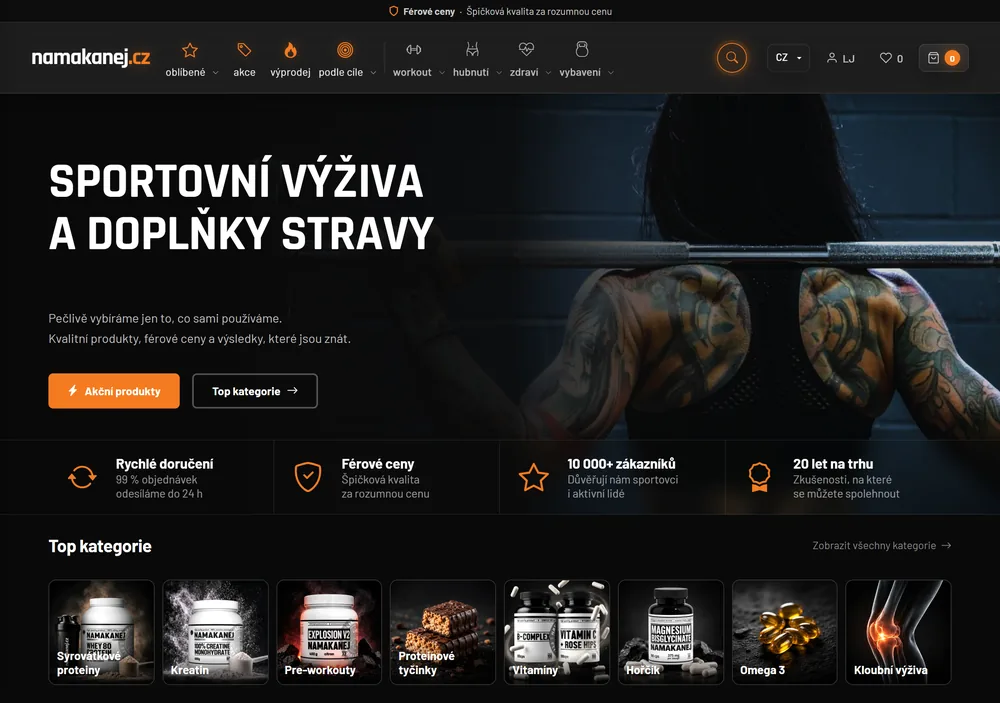 Namakanej.cz – reference WebLogico