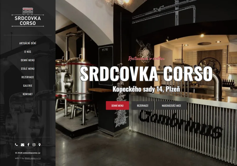 Srdcovka Corso – reference WebLogico
