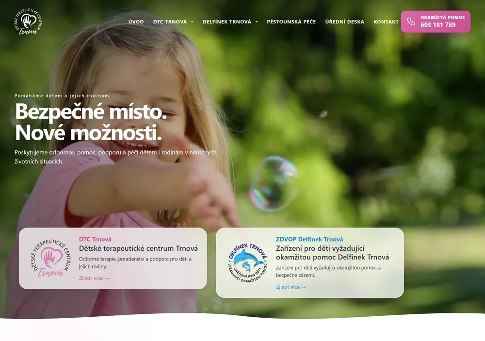 DTC Trnová – reference WebLogico
